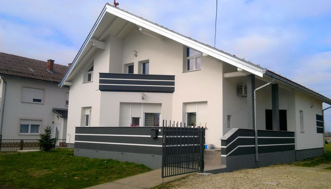 Toplinska fasada – obiteljska kuća Dekanovec