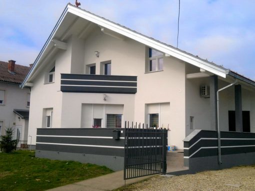 Toplinska fasada – obiteljska kuća Dekanovec