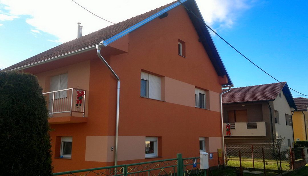 Toplinska fasada – obiteljska kuća Novakovec