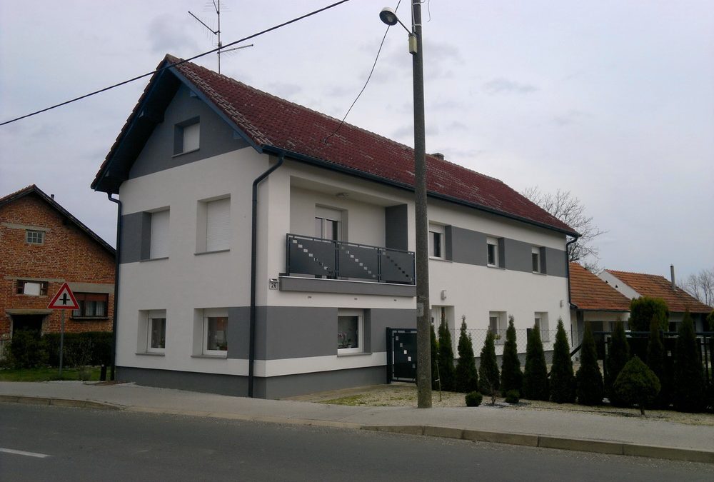 Toplinska fasada – obiteljska kuća Palovec